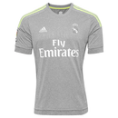 Camisa Retrô Real Madrid 2015/16 – Reserva – Cinza