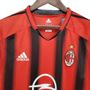 Camisa Retrô Milan 2004/2005 – Vermelha e Preta – Adidas