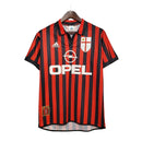 Camisa Retrô Milan 1999/2000 – Vermelha e Preta – Adidas