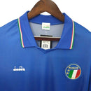 Camisa Retrô Itália 1990 – Azul – Diadora
