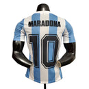 Camisa Retrô Argentina 1986 – Azul e Branca – Le Coq